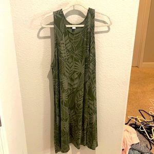 Hawaiian print tshirt dress